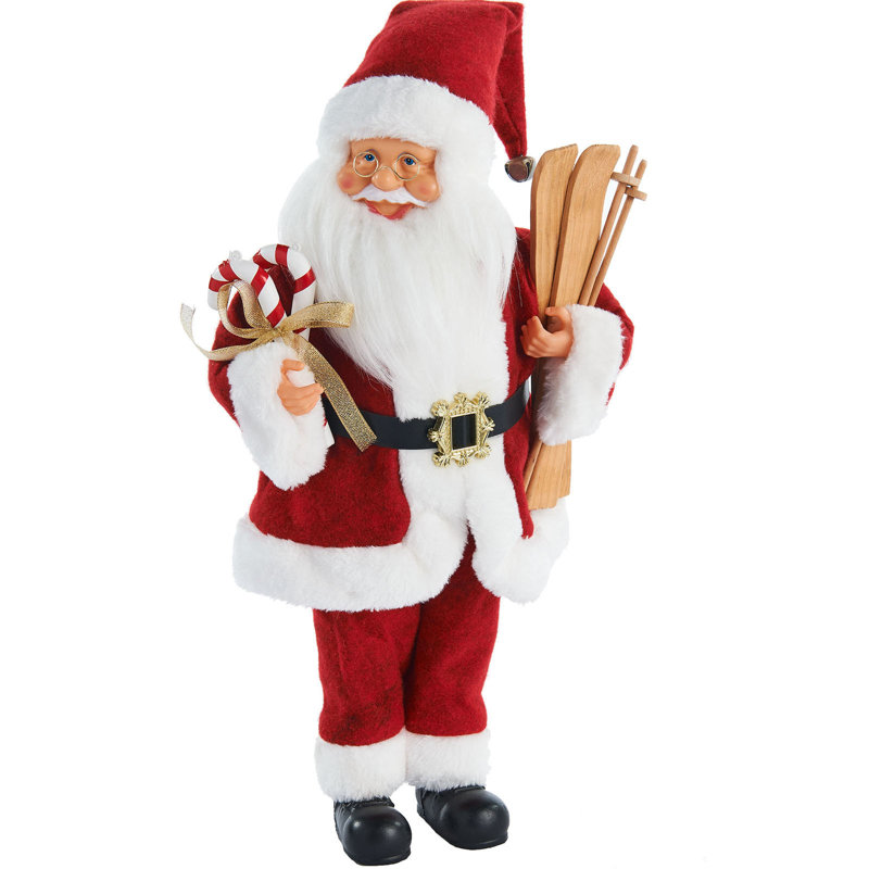The Seasonal Aisle Animated Musical Santa Figurine Wayfair.co.uk